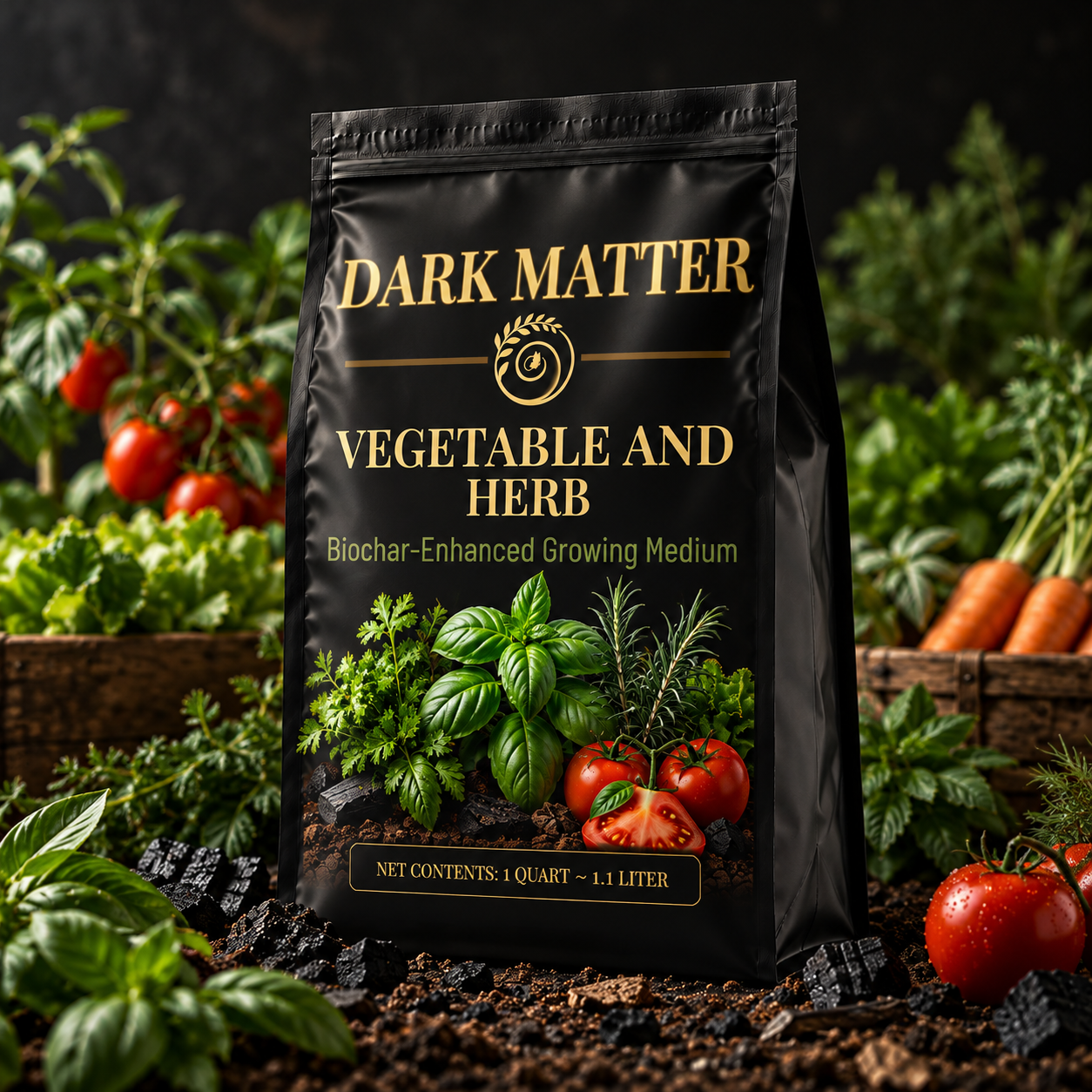 Dark Matter Vegetable and Herb Mix product packaging